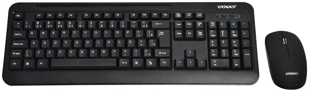 Teclado + Mouse Wireless Satellite AK-725G - Black (Portugués)